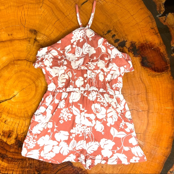 Janie & Jack Hawaiian Floral Romper - Picture 2 of 3